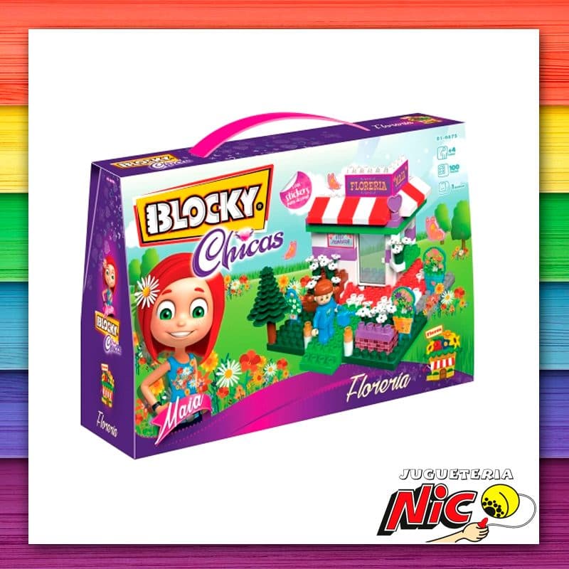 Blocky Chicas Floreria 100 Piezas