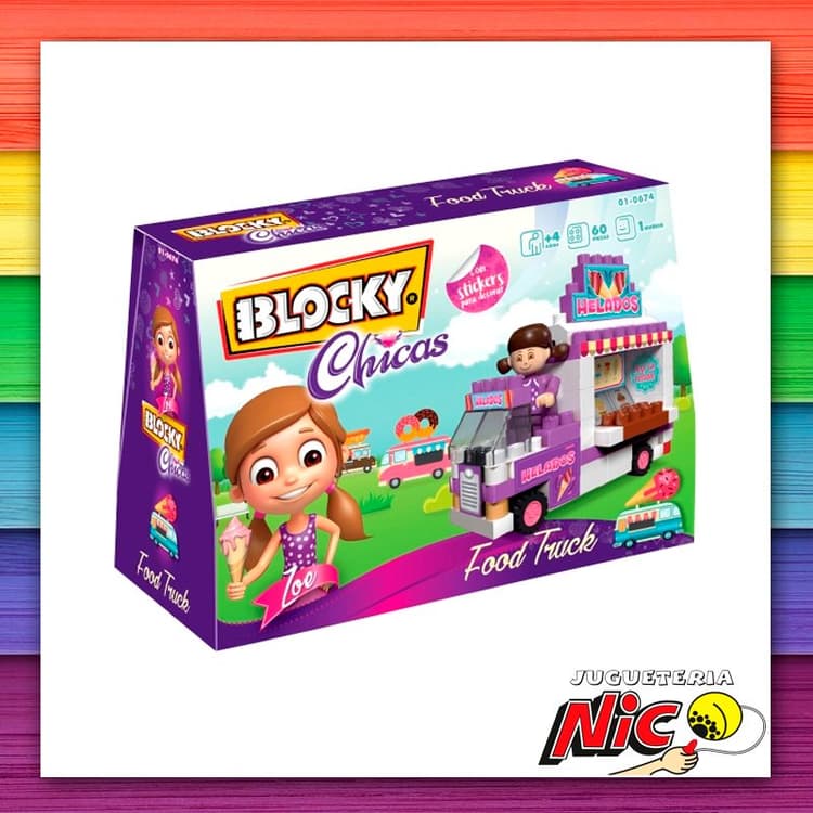 Blocky Chicas Food Truck 65 Piezas